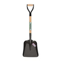 Scoop Shovel, Steel Blade, 26 in L Hard Wood Handle