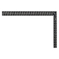 Black Steel Rafter Square, 24" x 16"