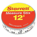 Measuring Stick, 1/2"x12ft, 3.6m, RightLeft