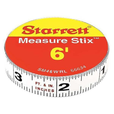 Measuring Stick, 1/2"x 6ft., Right-Left