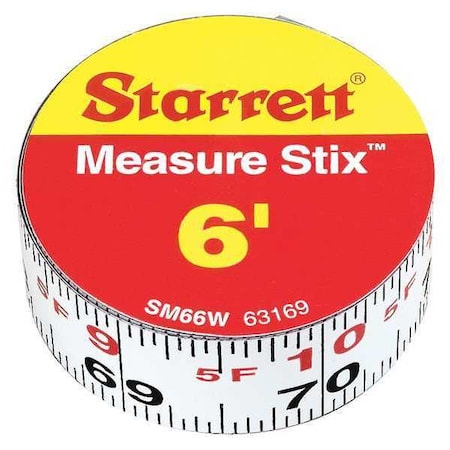 Measuring Stick, 3/4" x 6 ft