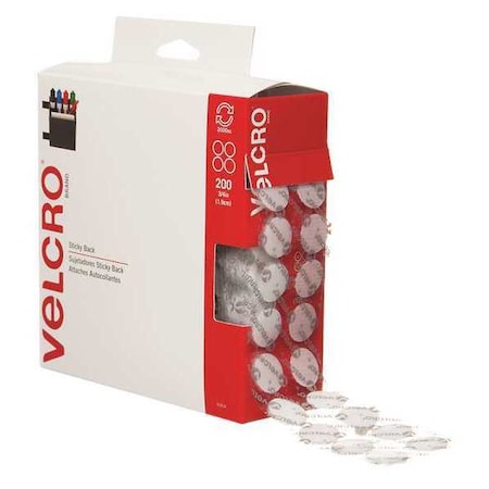 Tape Combo Packs Dots, 3/4", PK200, Disc, White, 200 PK