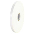 Two Side Foam Tape, 1/16", 1/2"x36yd, PK2, 1/16" Thick Polyethylene foam, 2, 2 PK