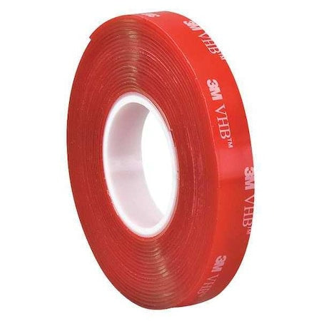 VHB Tape,4910,1/2""x5yd.,Clr