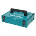 MAKPAC Interlocking Tool Case, Plastic, Blue, 15-1/2 in W x 11-1/2 in D x 4-1/2 in H