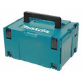 MAKPAC Interlocking Tool Case, Plastic, Blue, 15-1/2 in W x 11-1/2 in D x 8-1/2 in H