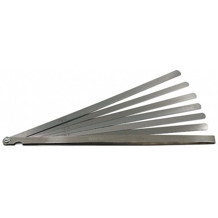 Long Blade Feeler Gauge Set, 12 pcs.