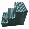 Box Step, 3 Steps, 500 lb Load Capacity, 28 3/4 in Overall Height, Plastic, Green