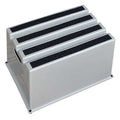 Box Step, 1 Steps, 500 lb Load Capacity, 12 in Overall Height, Plastic, Gray