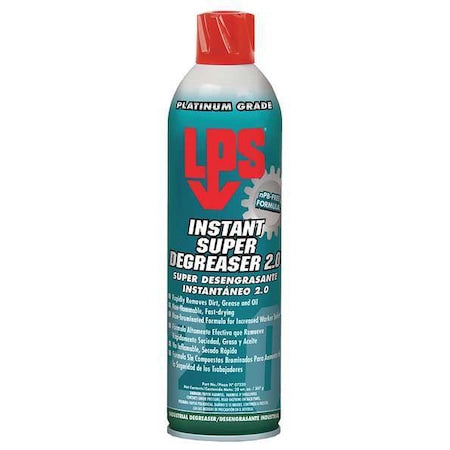 Degreaser, 20 Oz Aerosol Can, Liquid, Colorless