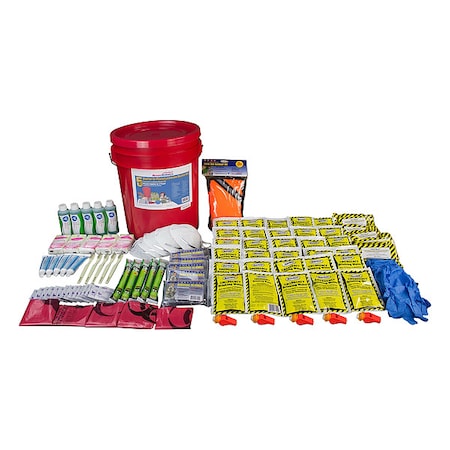 Survival Kit, Plastic 208 Components, 5 People Served