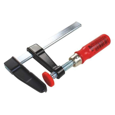 4 in Bar Clamp, Wood Handle and 2 in Throat Depth