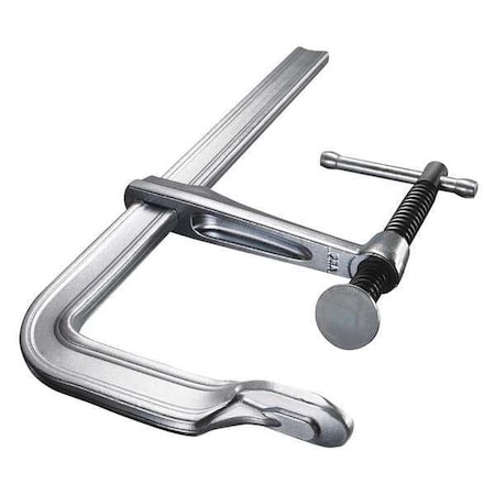 8 in Bar Clamp, Forged Steel Handle and 5 1/2 in Throat Depth