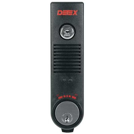 Exit Door Alarm, 9V Battery, Mortise, Horn