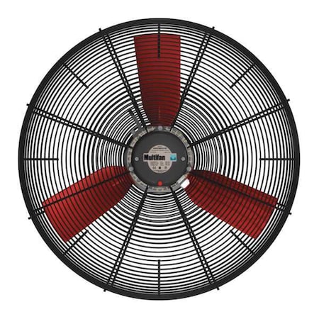Corrosion Resistant Air Circulator, Ceiling, Wall Mount, 24 in Blade Dia, 115V, 8,000 cfm
