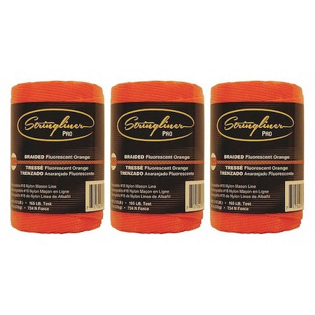 Mason's Line, FluorOrange, Nylon, 500', PK3