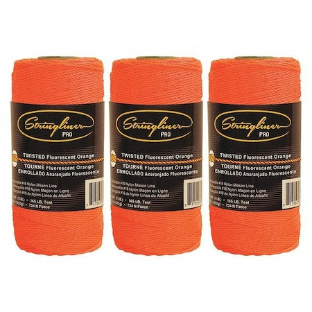 Mason's Line, FluorOrange, Nylon, 1,080'