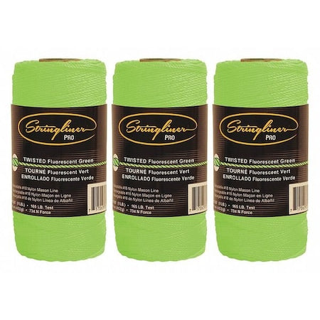 Mason's Line, FluorGreen, Nylon, 1,080'