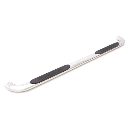 4"" W Polished Stainless Steel Steel Nerf Bars