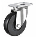 Plate Caster, 240 lb. Load Rate, 6-3/16" H