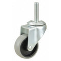 Stem Caster, Swivel, 2" Wheel Dia., Black