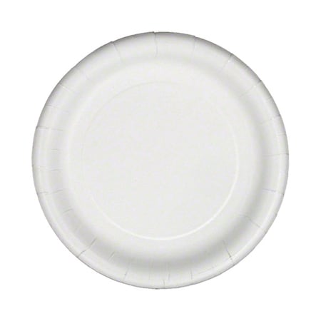Paper, Plate, Round, 7", White, PK500