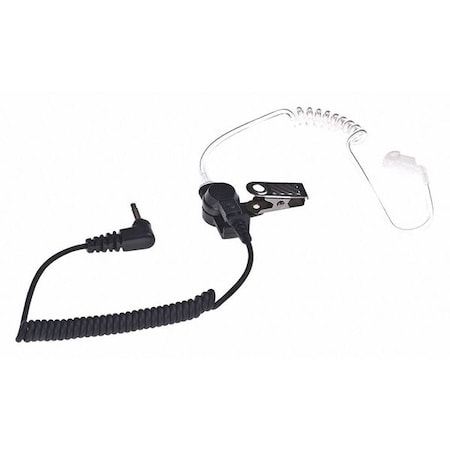Ear Loop Earpiece, Black, Acoustic Tube