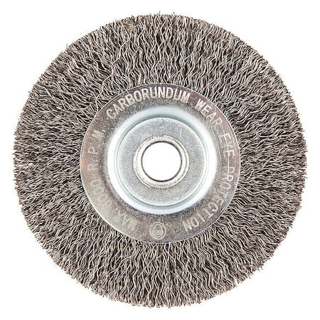 Wire Wheel Brush, 0.014" dia. Wire