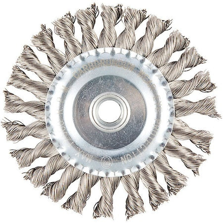 Wire Wheel Brush, 0.020" dia. Wire