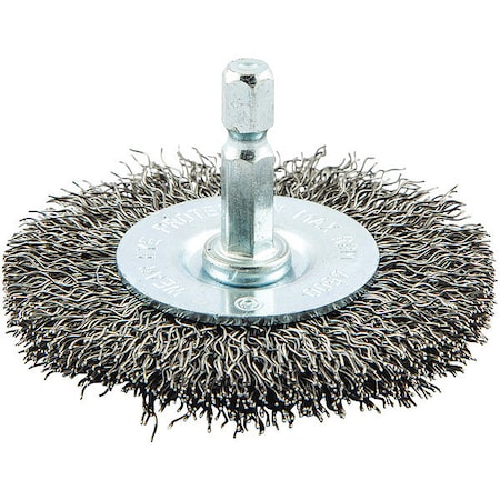Drill Wire Brush, 0.0118" dia. Wire