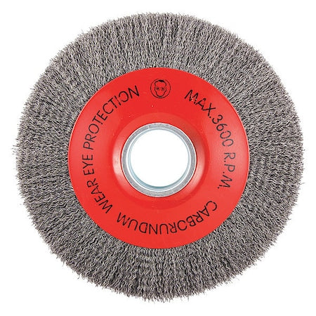 Wire Wheel Brush, 0.014" dia. Wire