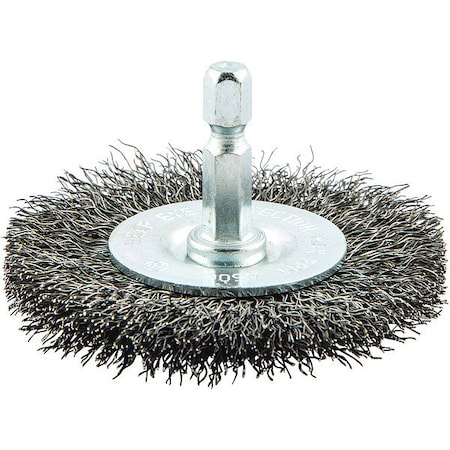 Drill Wire Brush, 0.00866" dia. Wire