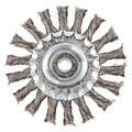 Wire Wheel Brush, 0.020" dia. Wire