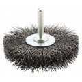 Wire Wheel Brush, 0.008" dia. Wire