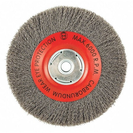 Wire Wheel Brush, 0.014" dia. Wire