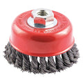 Cup Brush, Wire 0.020" dia., Carbon Steel