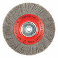 Wire Wheel Brush, 0.008" dia. Wire