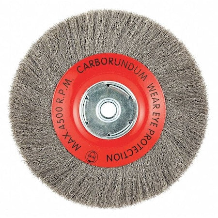 Wire Wheel Brush, 0.008" dia. Wire