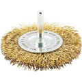 Wire Wheel Brush, 0.014" dia. Wire