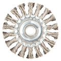 Wire Wheel Brush, 0.020" dia. Wire