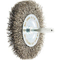 Wire Wheel Brush, 0.0118" dia. Wire