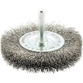Wire Wheel Brush, 0.008" dia. Wire