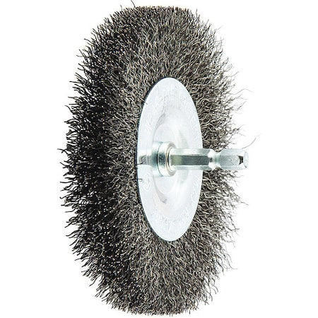 Drill Wire Brush, 0.00866" dia. Wire