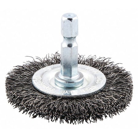 Drill Wire Brush, 0.00866" dia. Wire