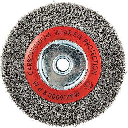 Wire Wheel Brush, 0.014" dia. Wire