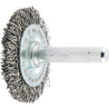 Wire Wheel Brush, 0.0118" dia. Wire