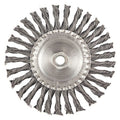 Wire Wheel Brush, 0.020" dia. Wire