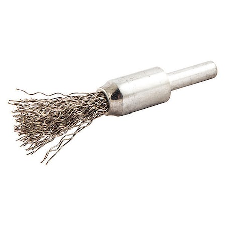 End Brush, Shank 1/4", Wire 0.014" dia.