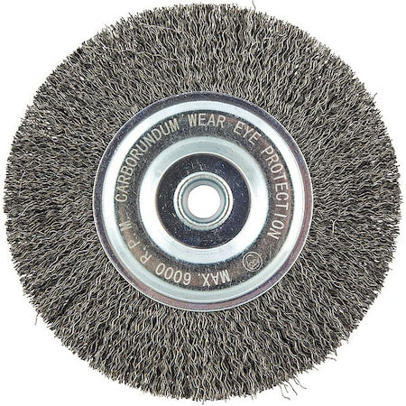 Wire Wheel Brush, 0.014" dia. Wire