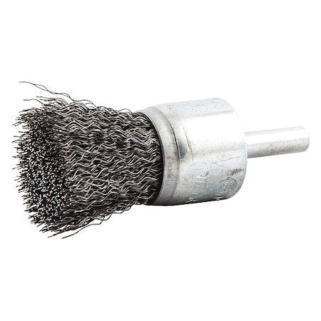 End Brush, Shank 1/4", Wire 0.008" dia.